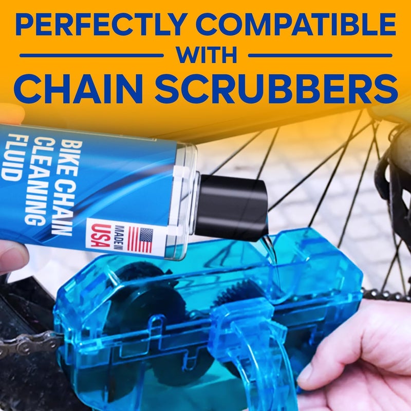 Samorillo Bicycle Chain & Component Cleaning Fluid - 16oz Chain Degreaser Works in Minutes - Made in USA - Compatible With All Chain Scrubbers Or Apply Directly To Chain - Bike, Motorcycle & Chainsaw Chains - Image 5
